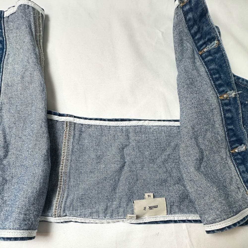 MILK IT Embellished Blue Denim Genie Top (Size 16) - Picture 6 of 9